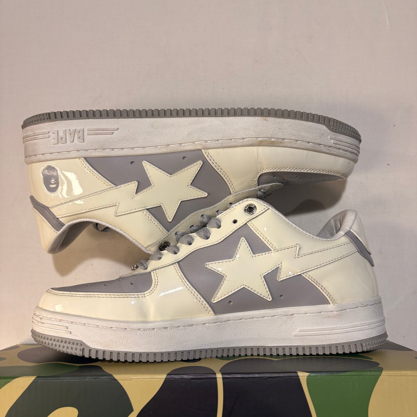 A Bathing Ape Bape Sta Low #6 Gray U9