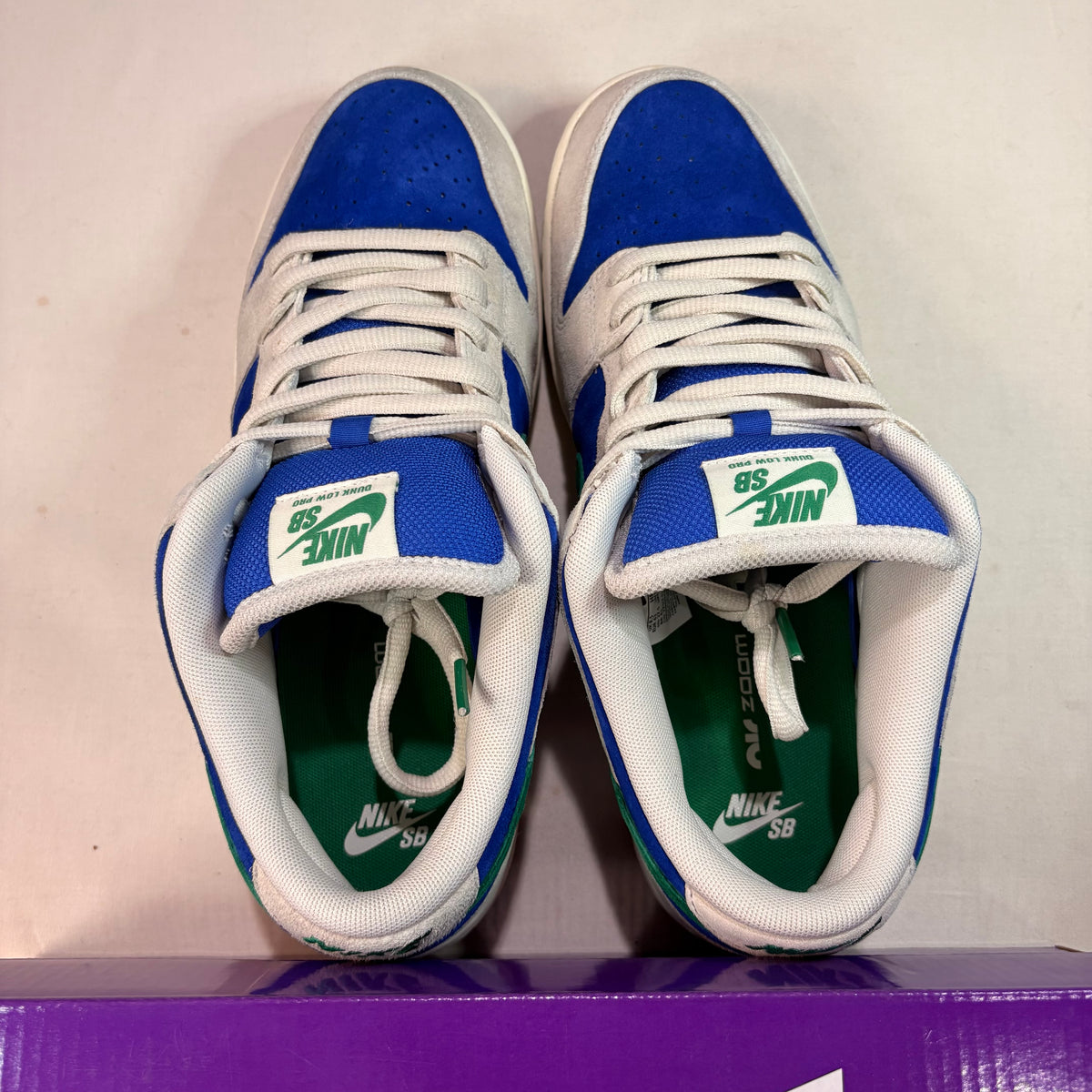 Nike Sb Dunk Low Hyper Royal Malachite U9.5
