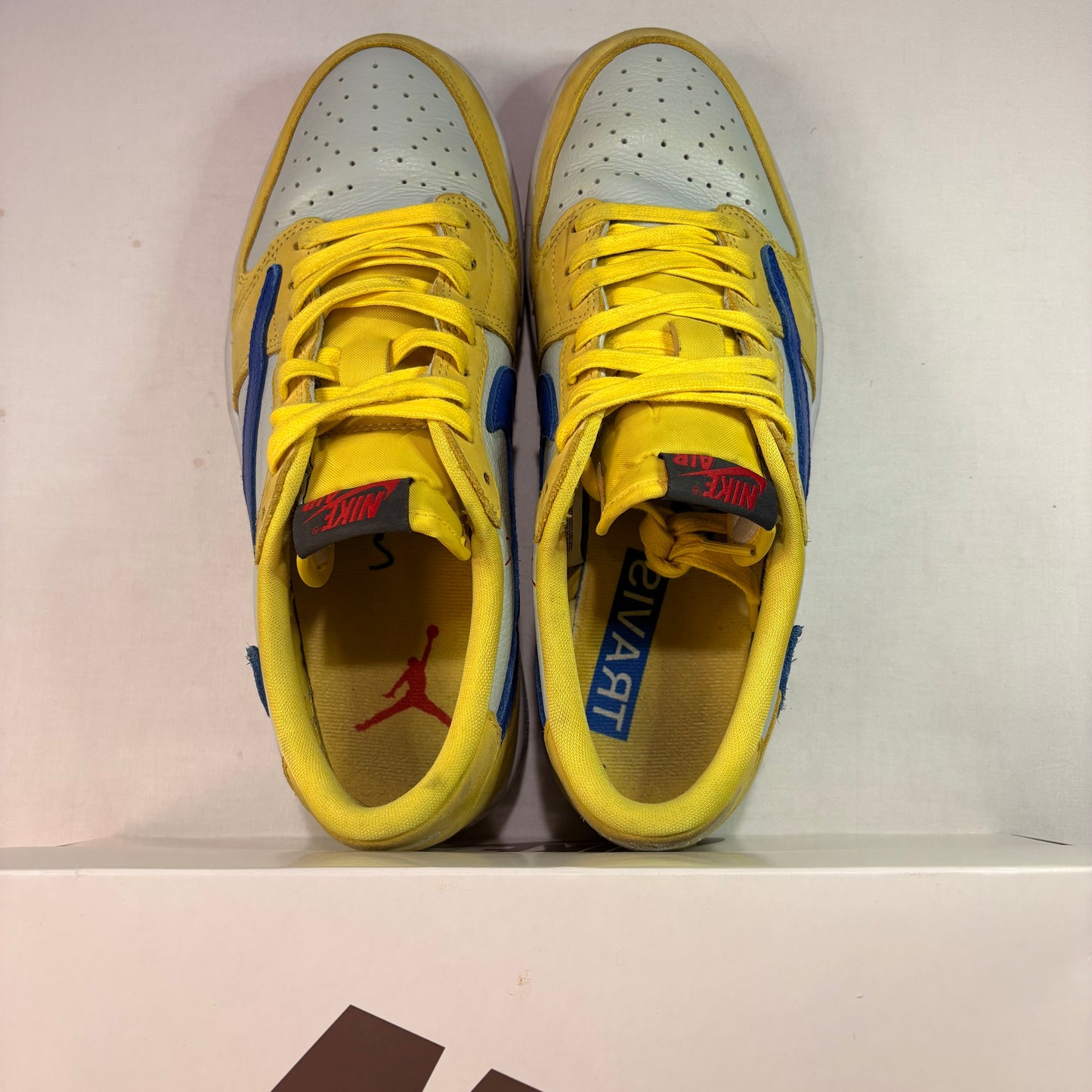Jordan 1 Retro Low Travis Scott Canary U9.5W