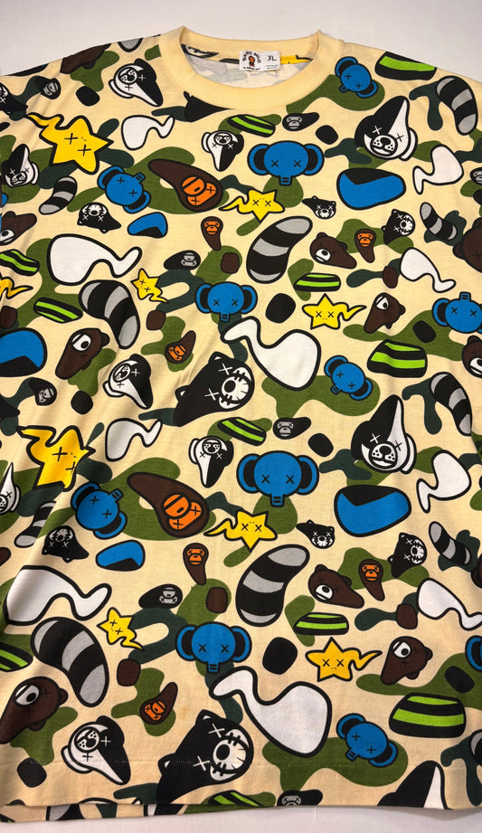 Bape Kaws Milo Animal Kingdom T-shirt