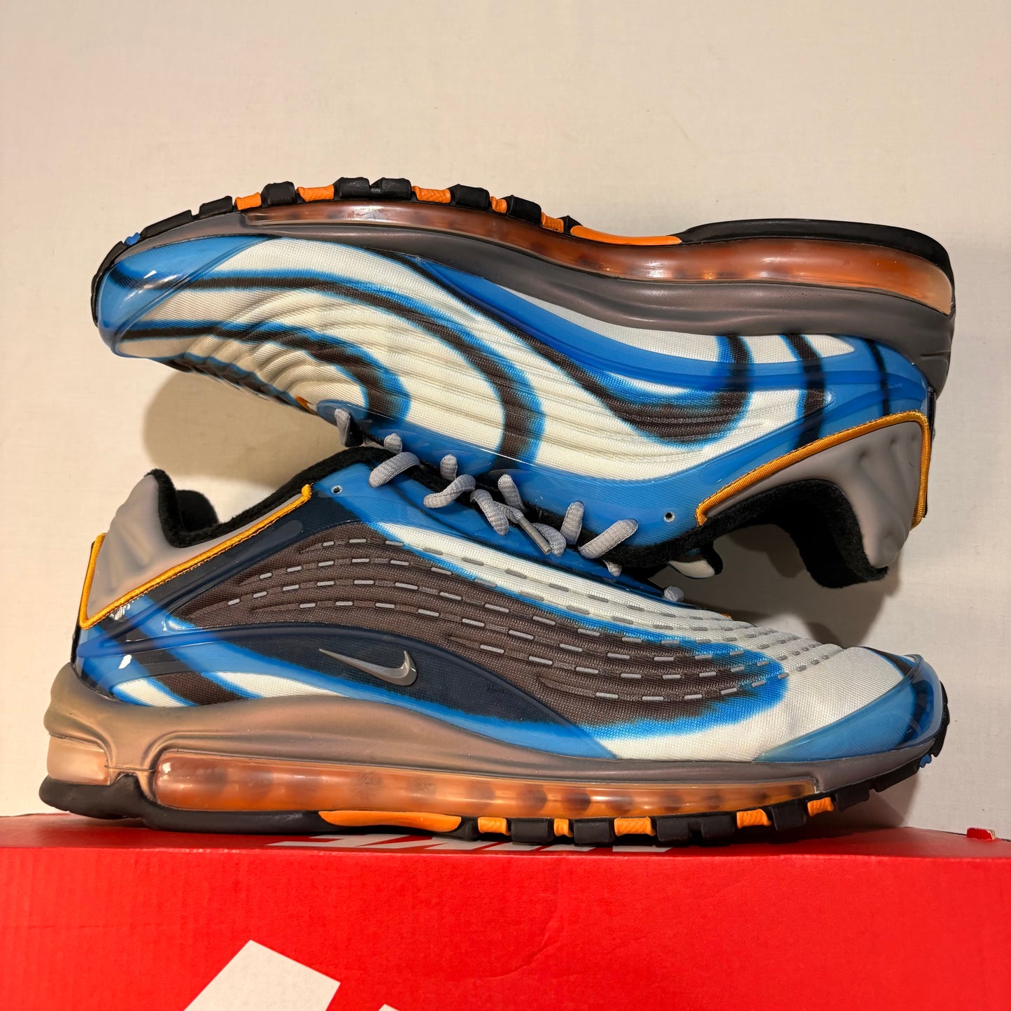 Nike Air Max Deluxe Photo Blue Orange Peel U11.5