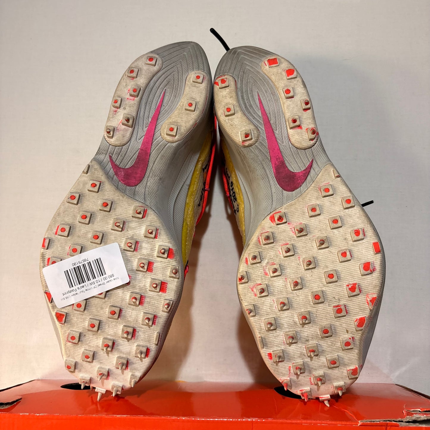 Nike Vapor Street Off White Tour Yellow U10.5W