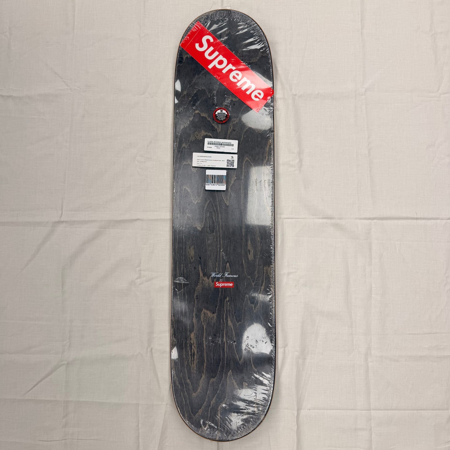 Supreme SS18 Illegal Business Skateboard Deck