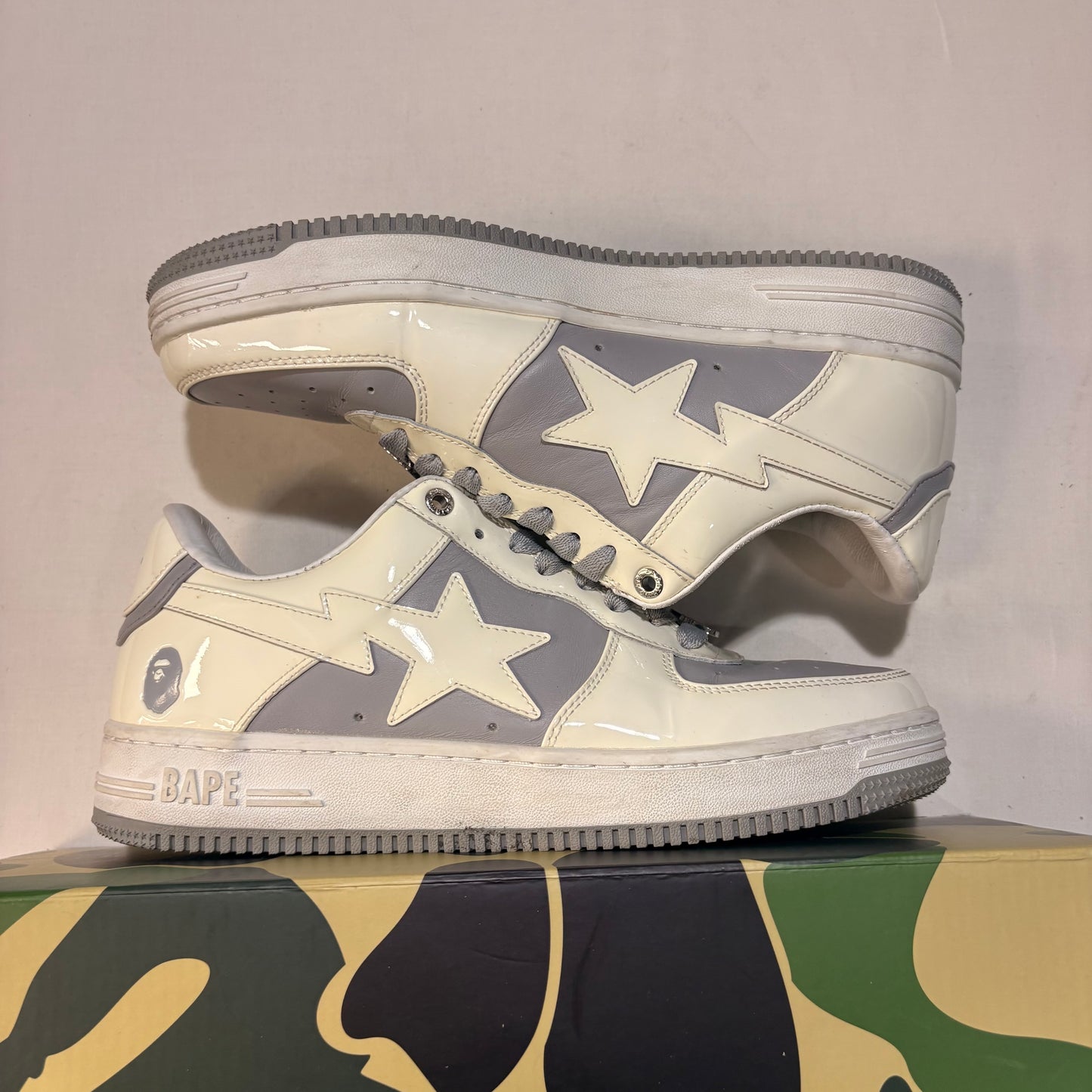 A Bathing Ape Bape Sta Low #6 Gray U9