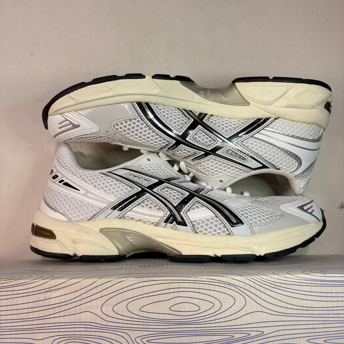 Asics Gel-1130 White Black U7.5