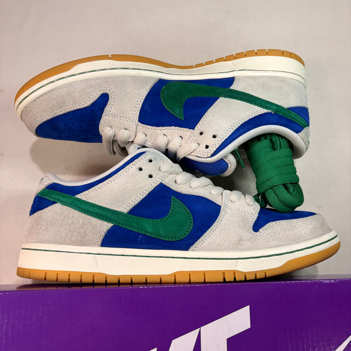 Nike Sb Dunk Low Hyper Royal Malachite U9.5
