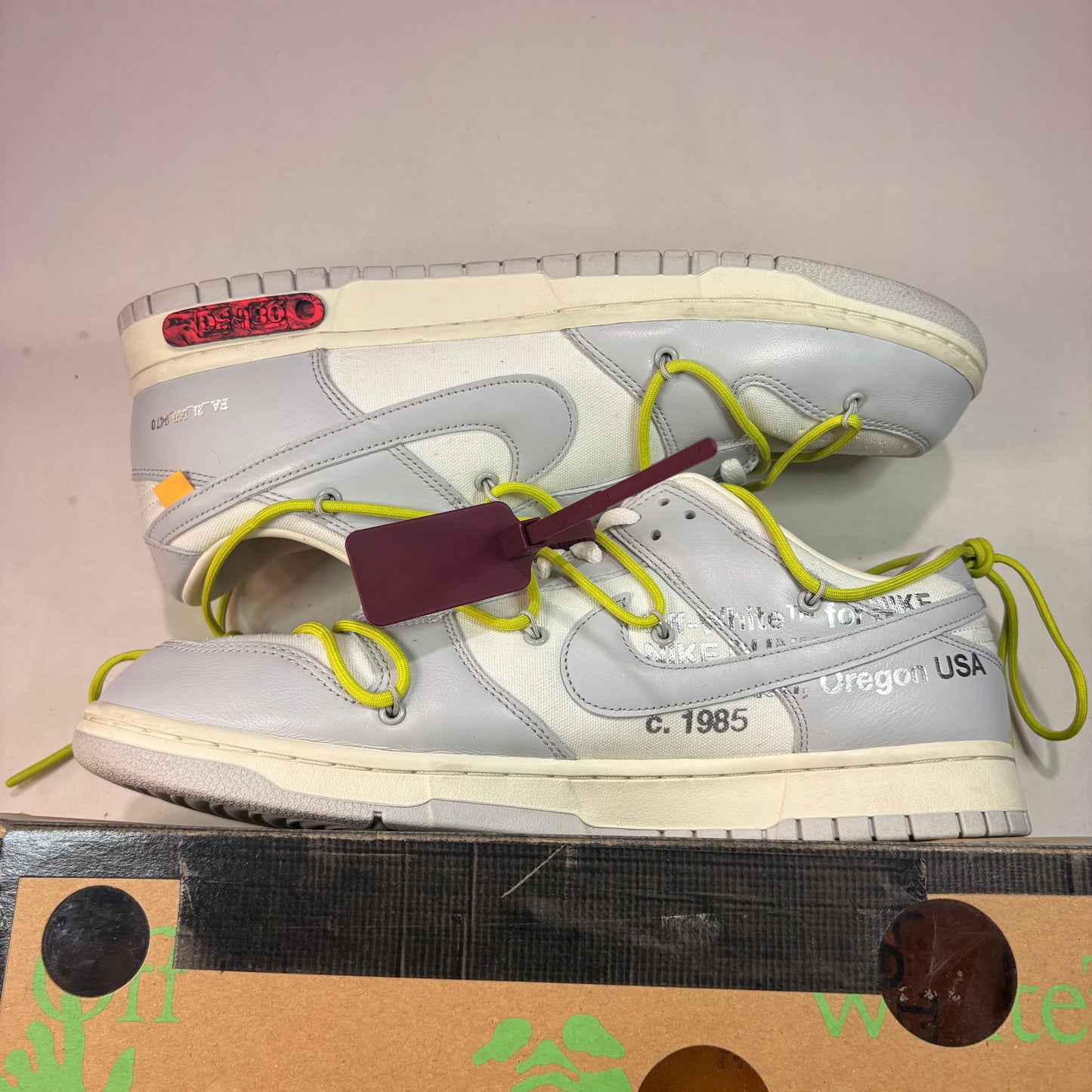 Nike Dunk Low Off White Lot 8 U14