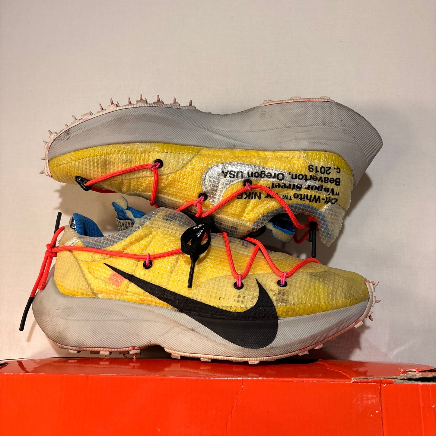 Nike Vapor Street Off White Tour Yellow U10.5W