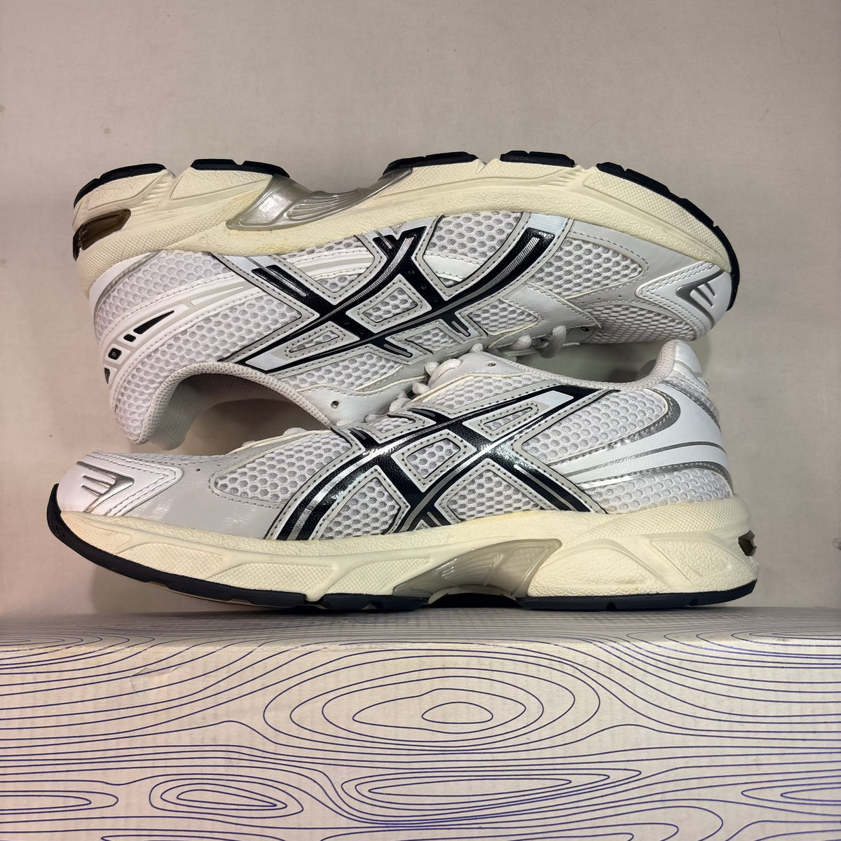 Asics Gel-1130 White Black U7.5