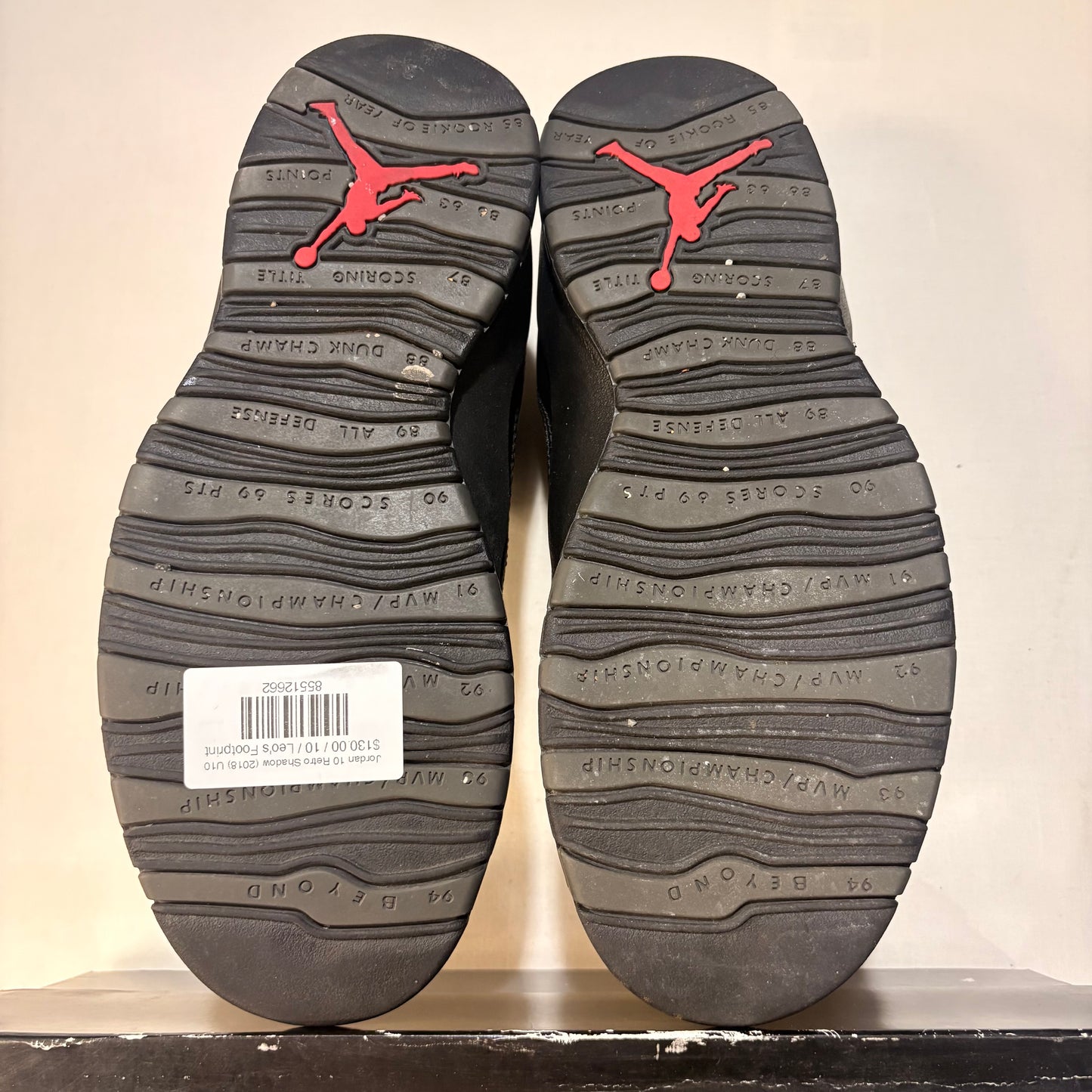 Jordan 10 Retro Shadow (2018) U10