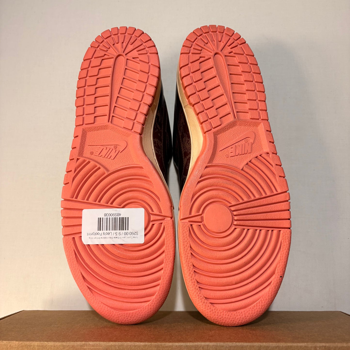 Nike Dunk Low 1 Piece Brownstone British Milan U9.5