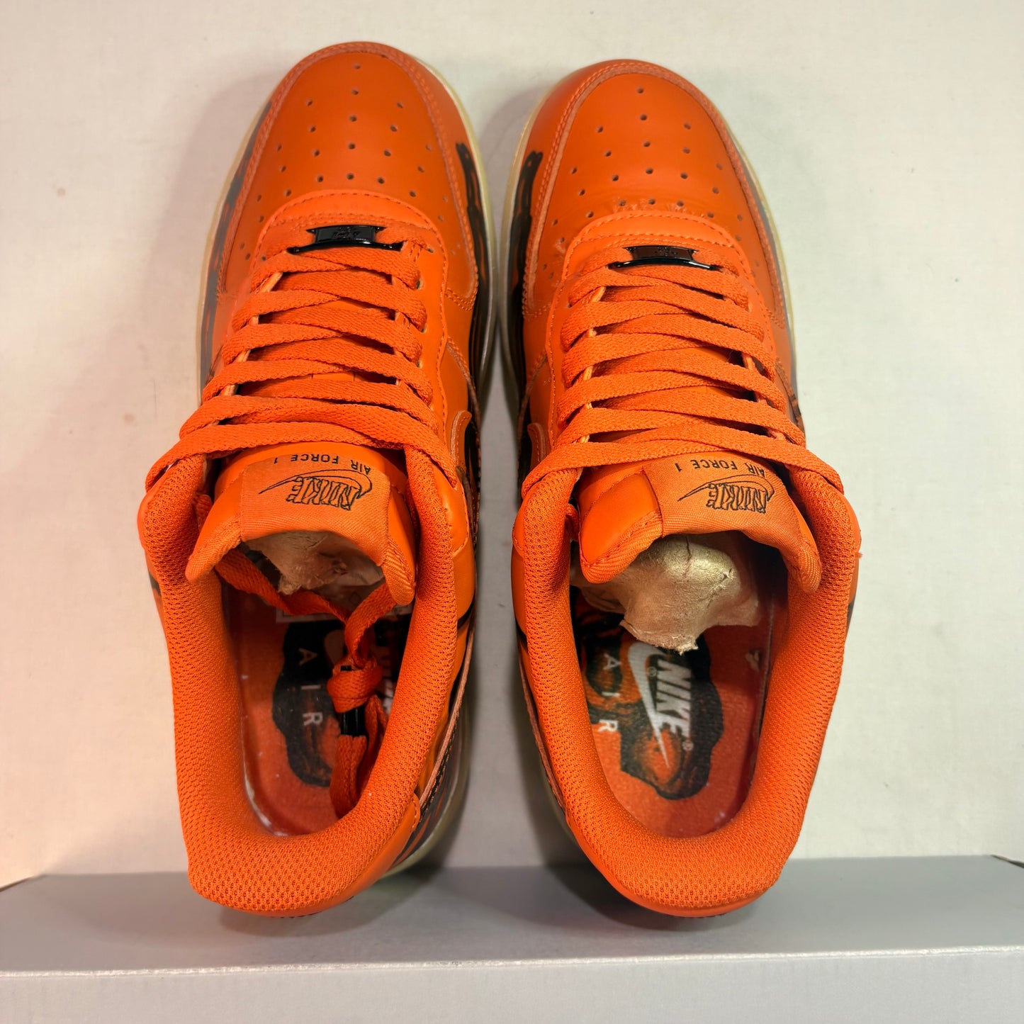 Nike Air Force 1 Low Orange Skeleton Halloween (2020) U7