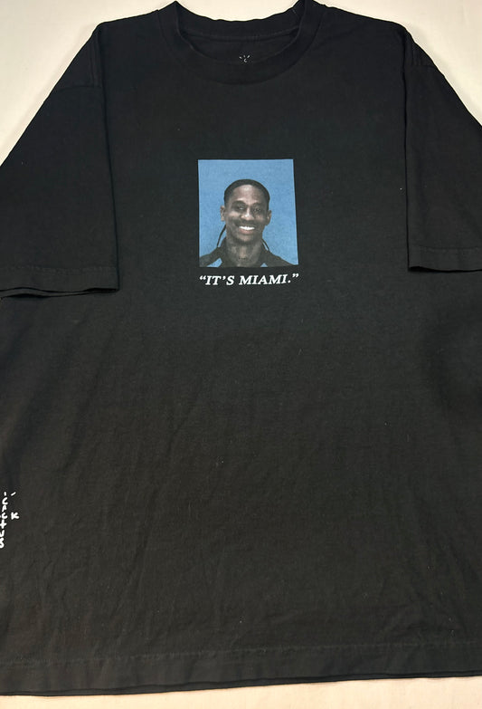 Travis Scott It's Miami Mugshot Tee U