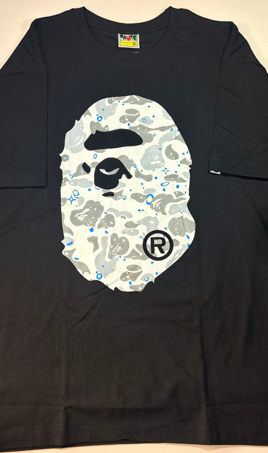 Bape Space Camo Big Ape Head Tee