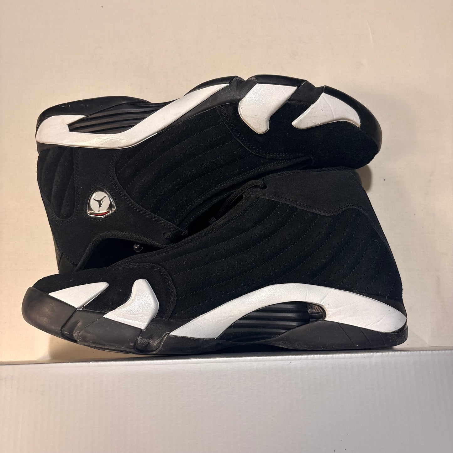 Jordan 14 Retro Black White U10