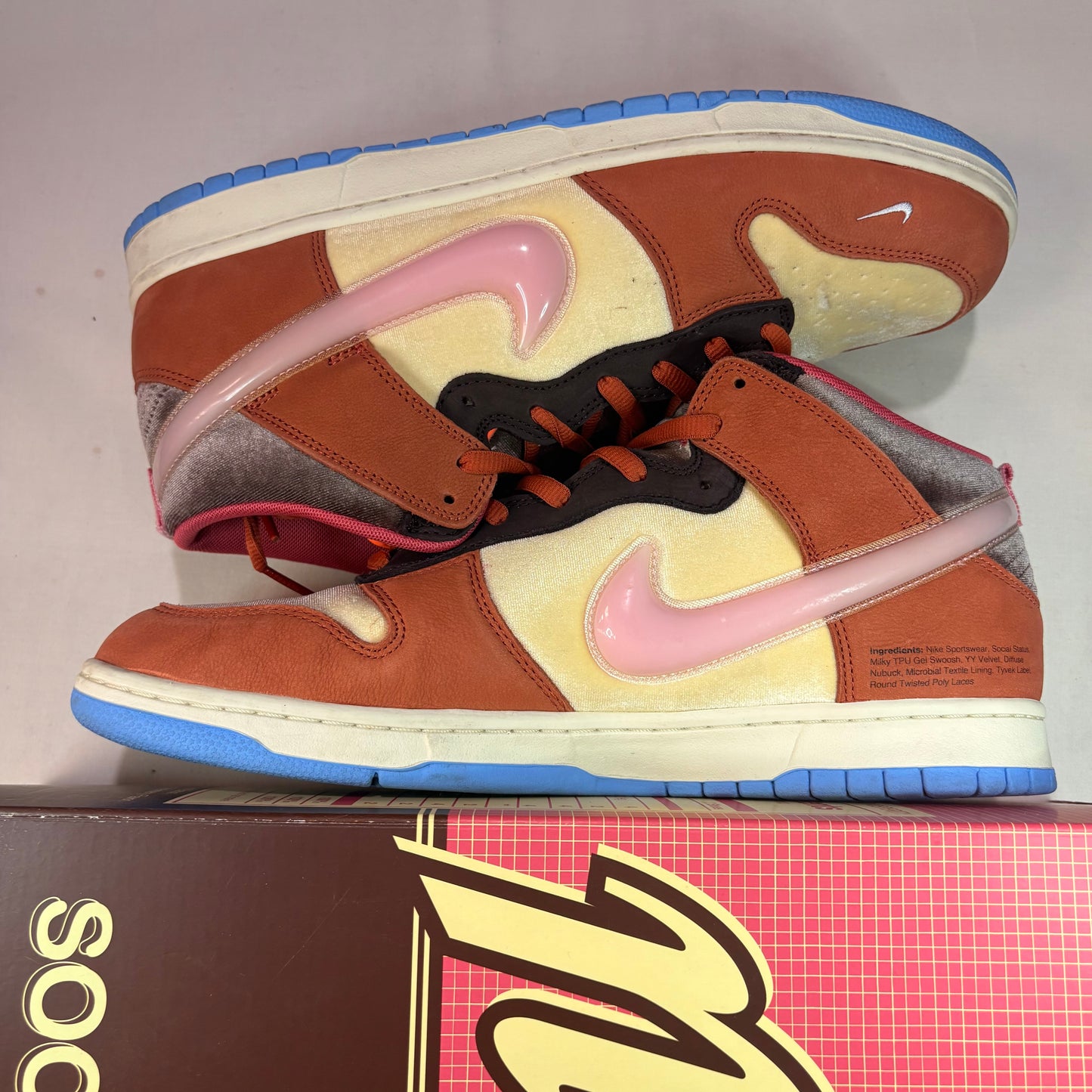 Nike Dunk Mid Social Status Free Lunch Chocolate Milk U14