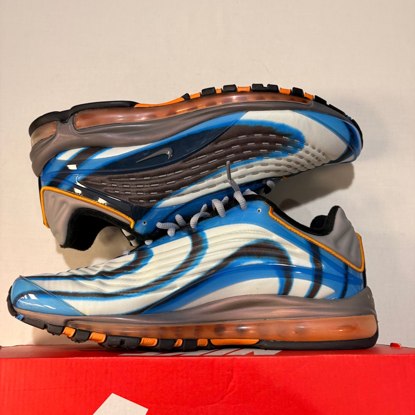 Nike Air Max Deluxe Photo Blue Orange Peel U11.5