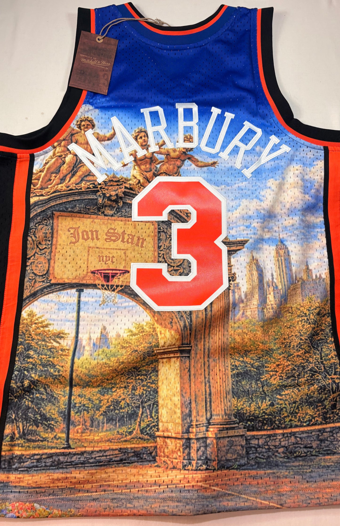 Mitchel & Ness NY Knicks Stephon Marbury Jon Stan Jersey