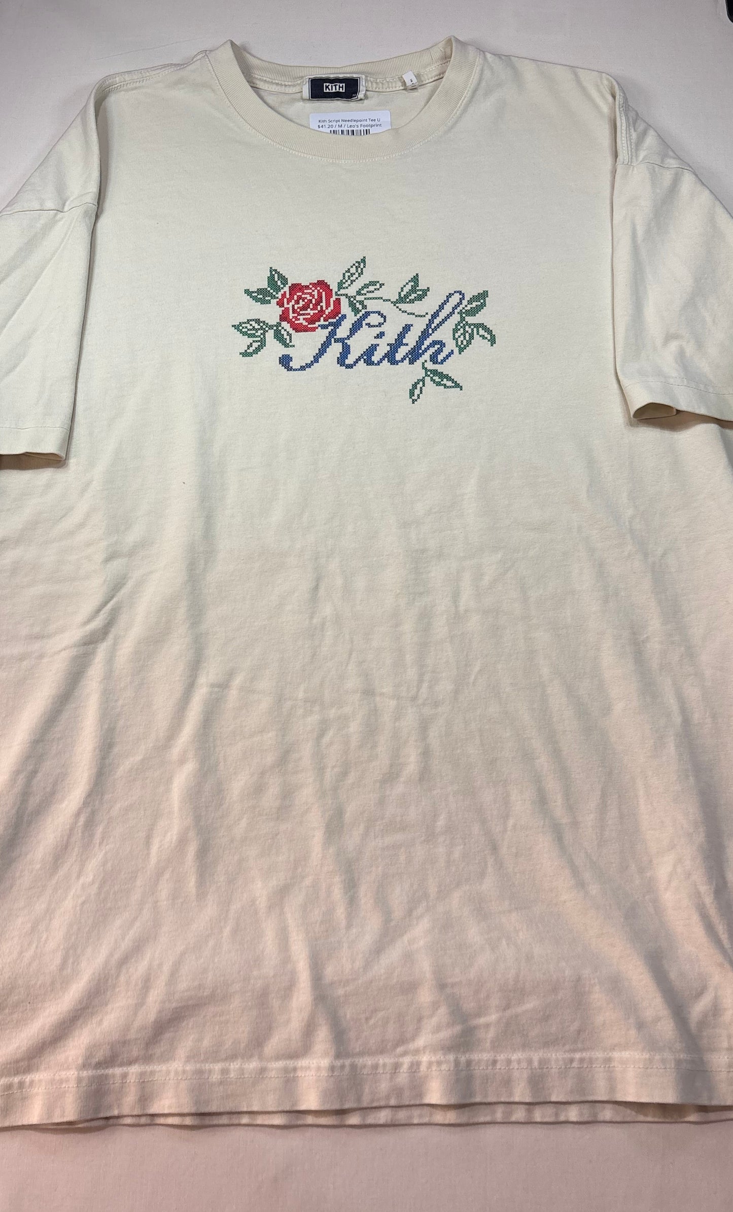 Kith Script Needlepoint Tee U