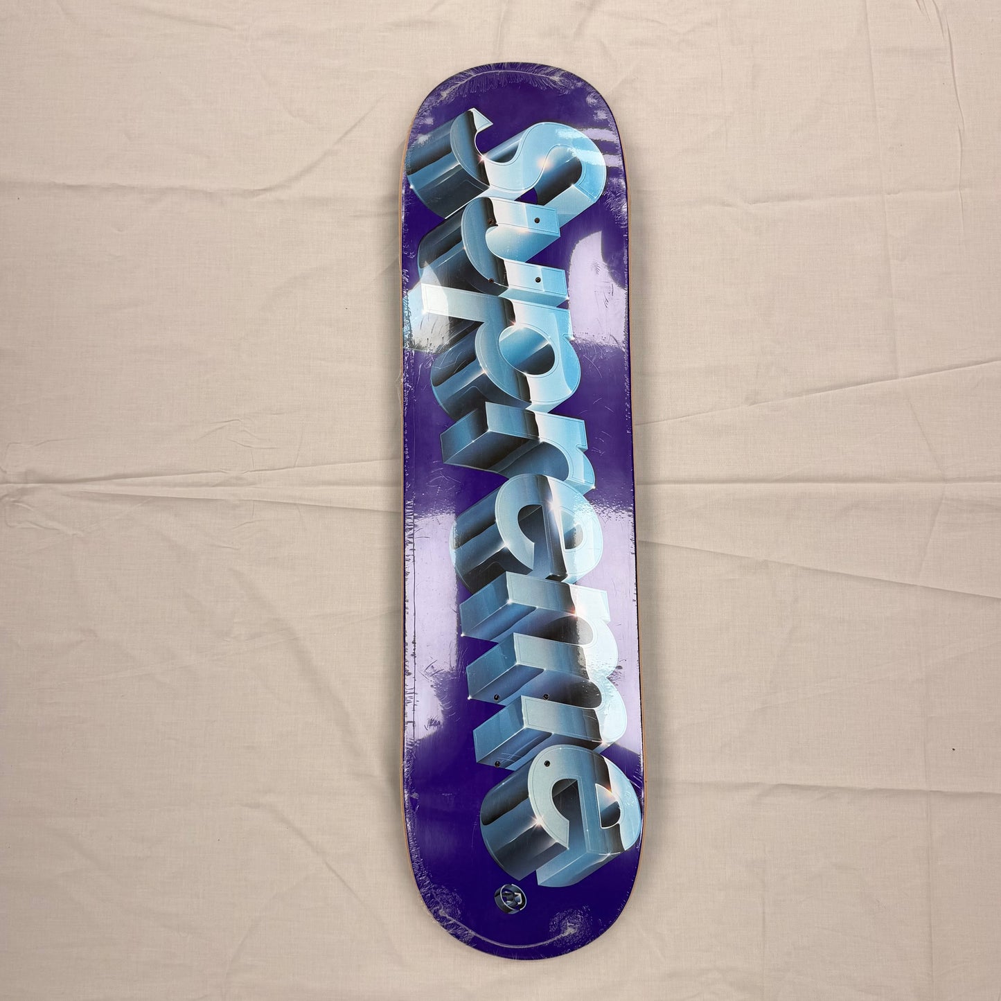 Supreme SS20 Chrome Logo Skateboard Deck
