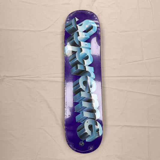 Supreme SS20 Chrome Logo Skateboard Deck