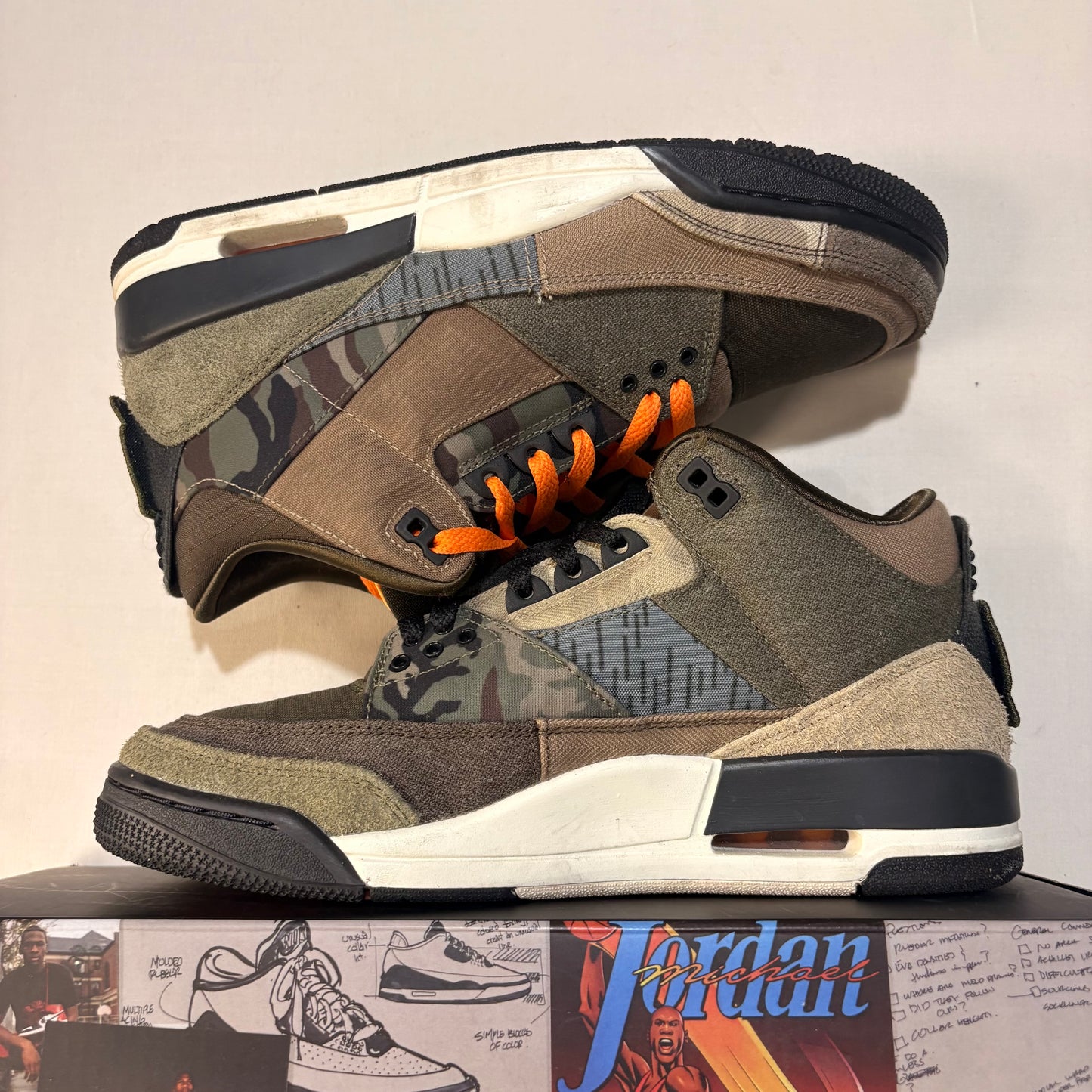 Jordan 3 Retro Patchwork Camo U8.5