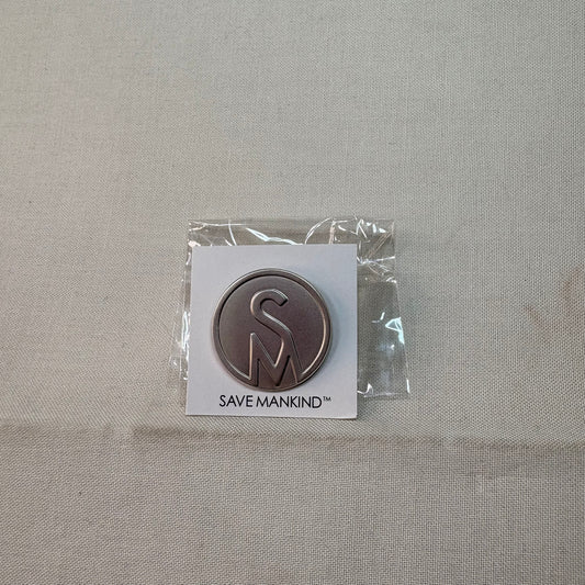 Save Mankind Circle Logo Pin