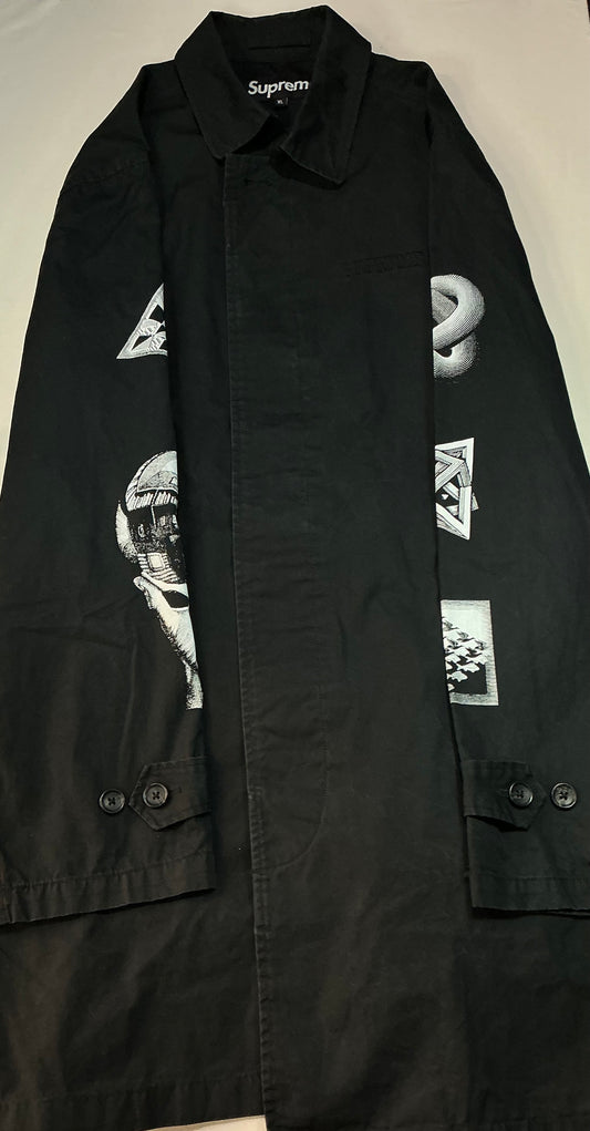 Supreme SS17 MC Escher Trench Coat