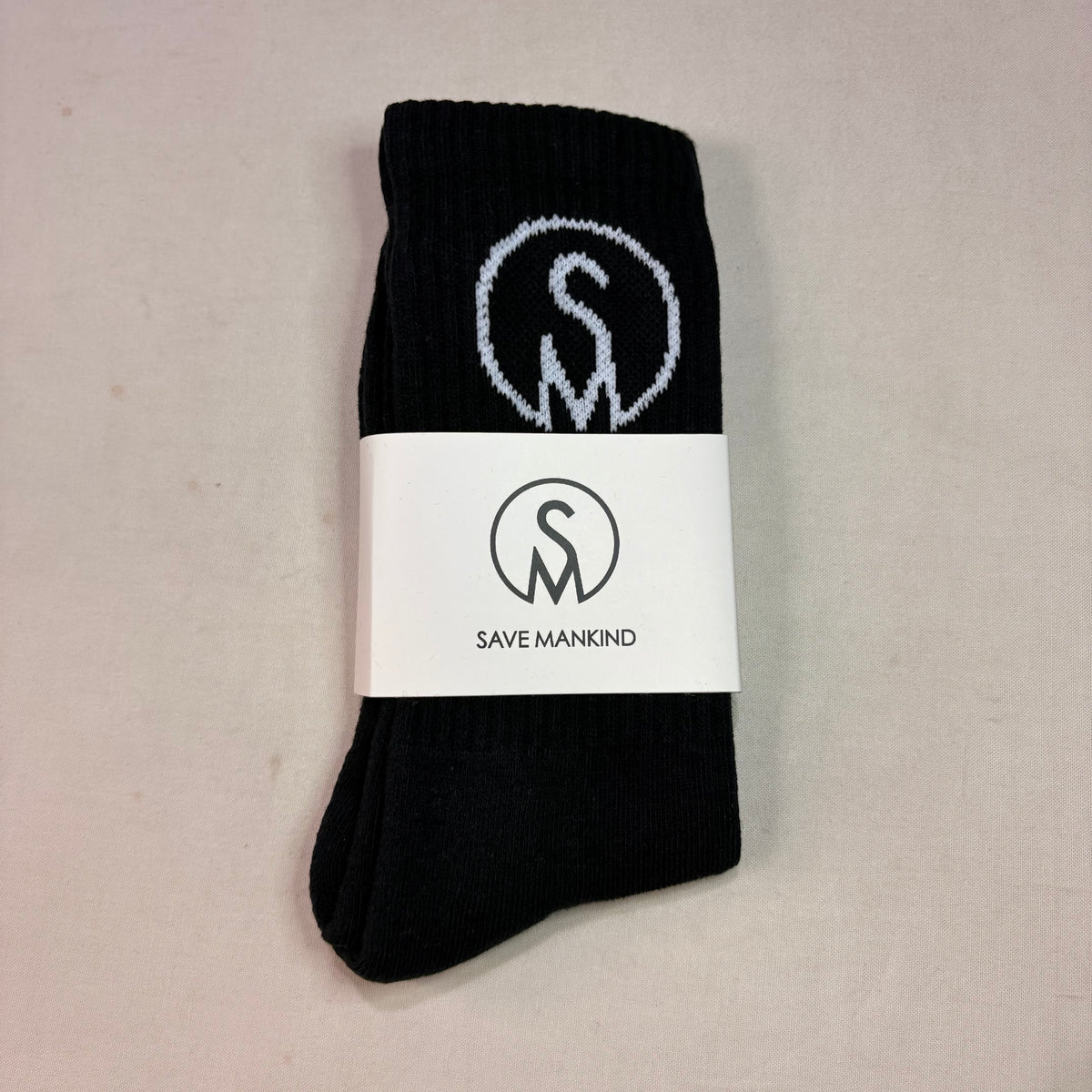 Save Mankind Circle Logo Crew Socks