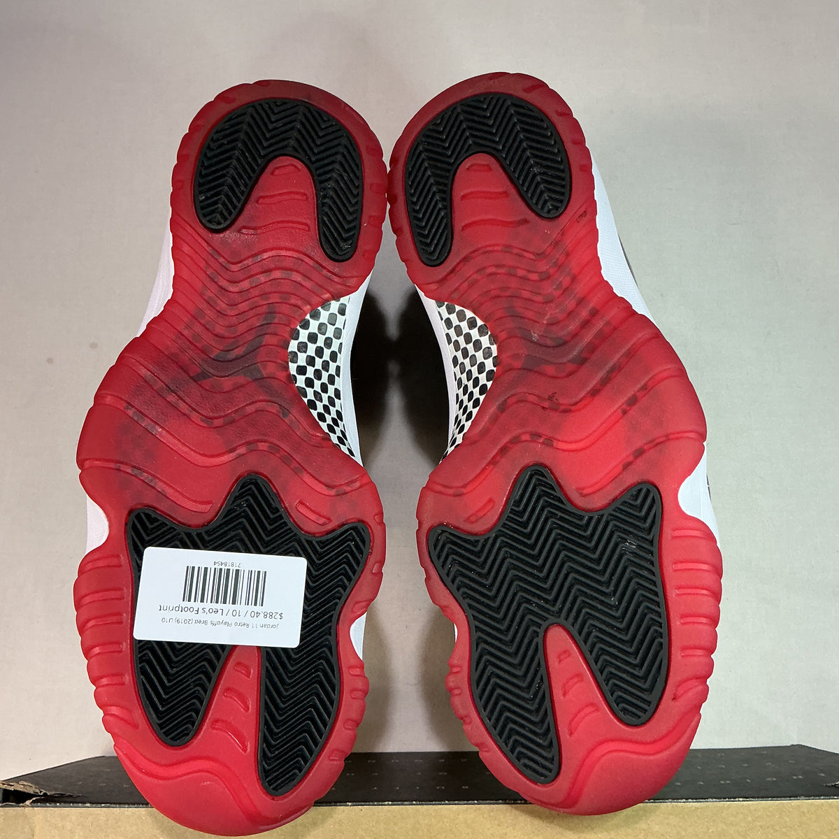 Jordan 11 Retro Playoffs Bred (2019) U10