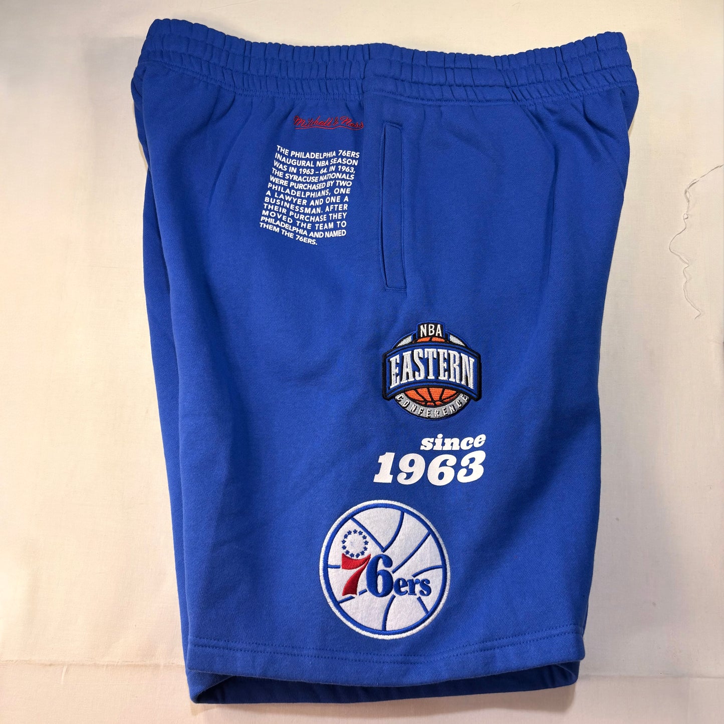 Mitchell & Ness 76ers Origins Fleece Shorts