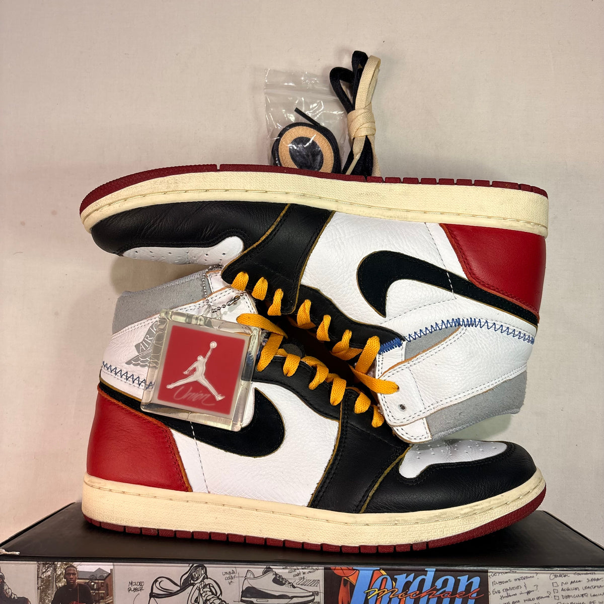 Jordan 1 Retro High Union LA Black Toe U10.5