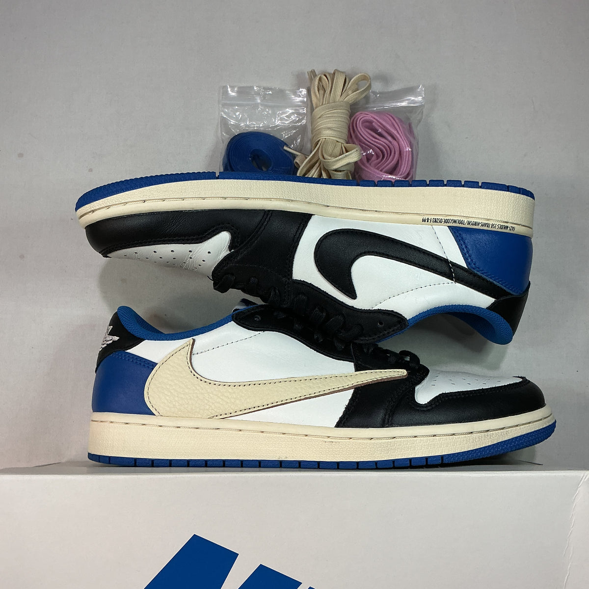 Jordan 1 Retro Low Fragment Travis Scott U9.5