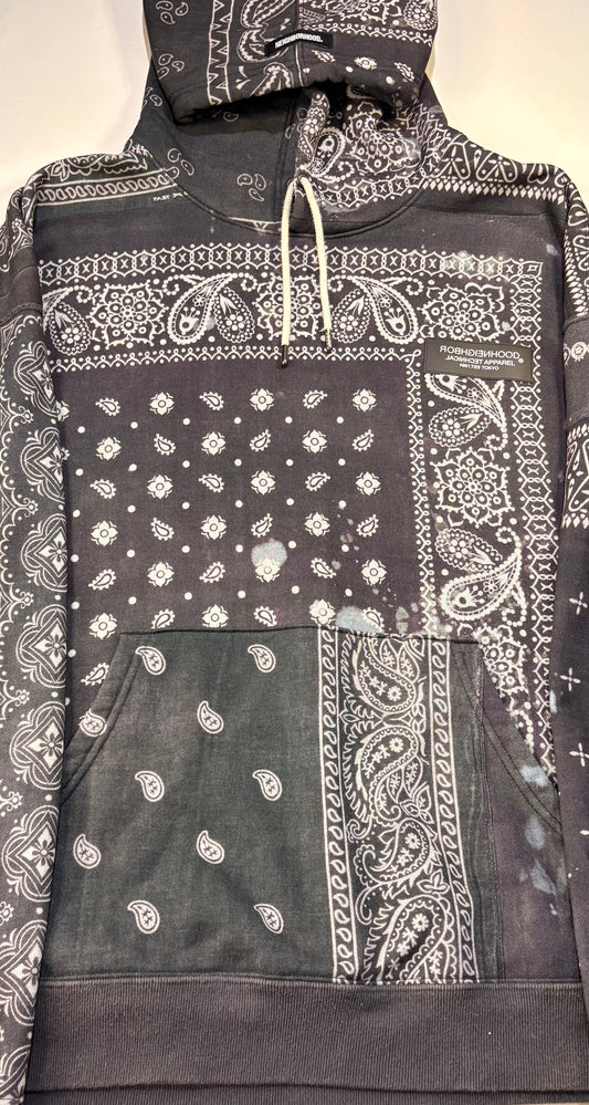 Neighborhood Patchwork Bandana Hoodie U