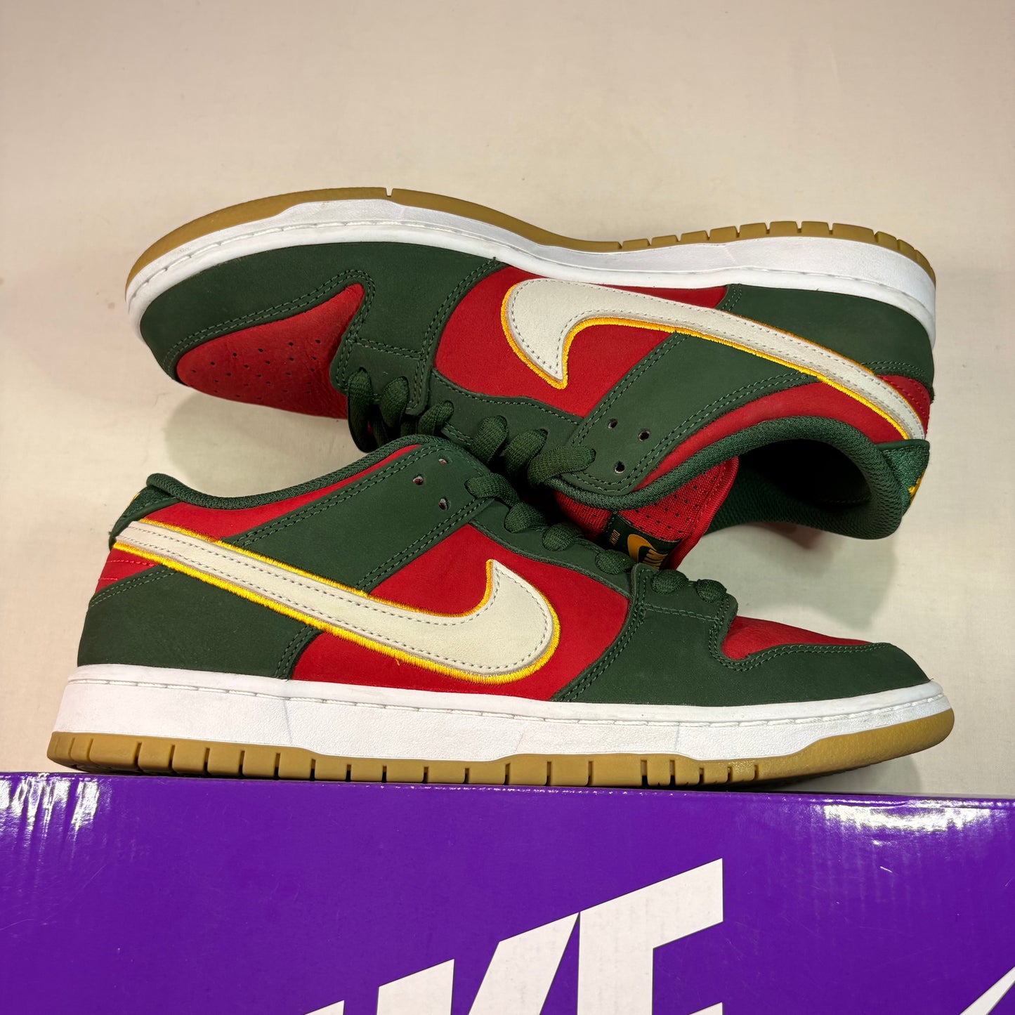 Nike Sb Dunk Low Seattle Supersonics U10