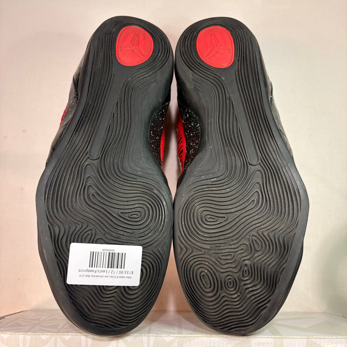 Nike Kobe 9 ELite Low University Red U12