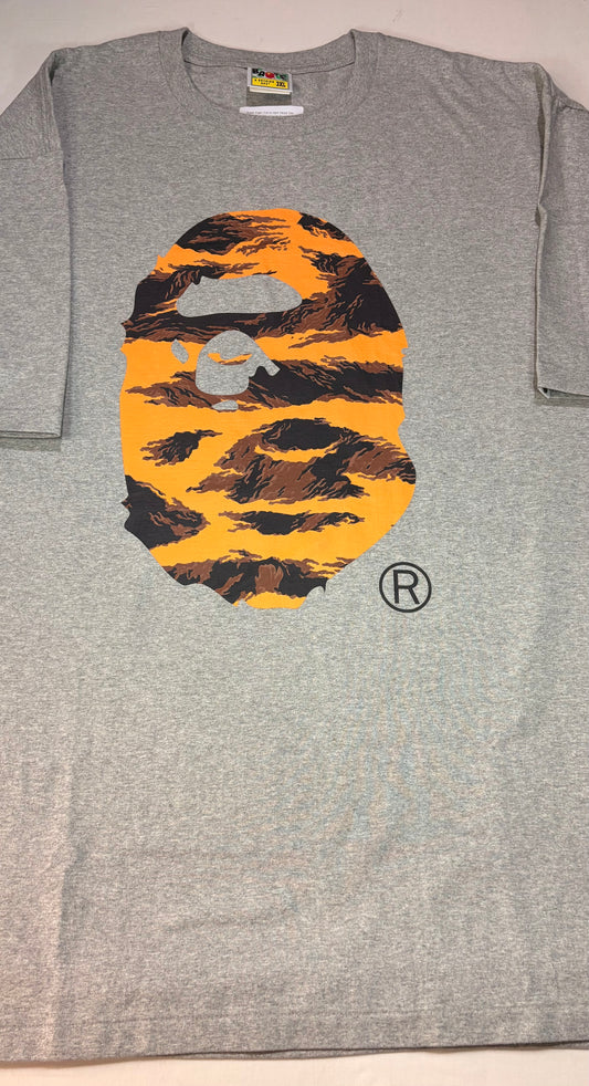 Bape Tiger Camo Ape Head Tee