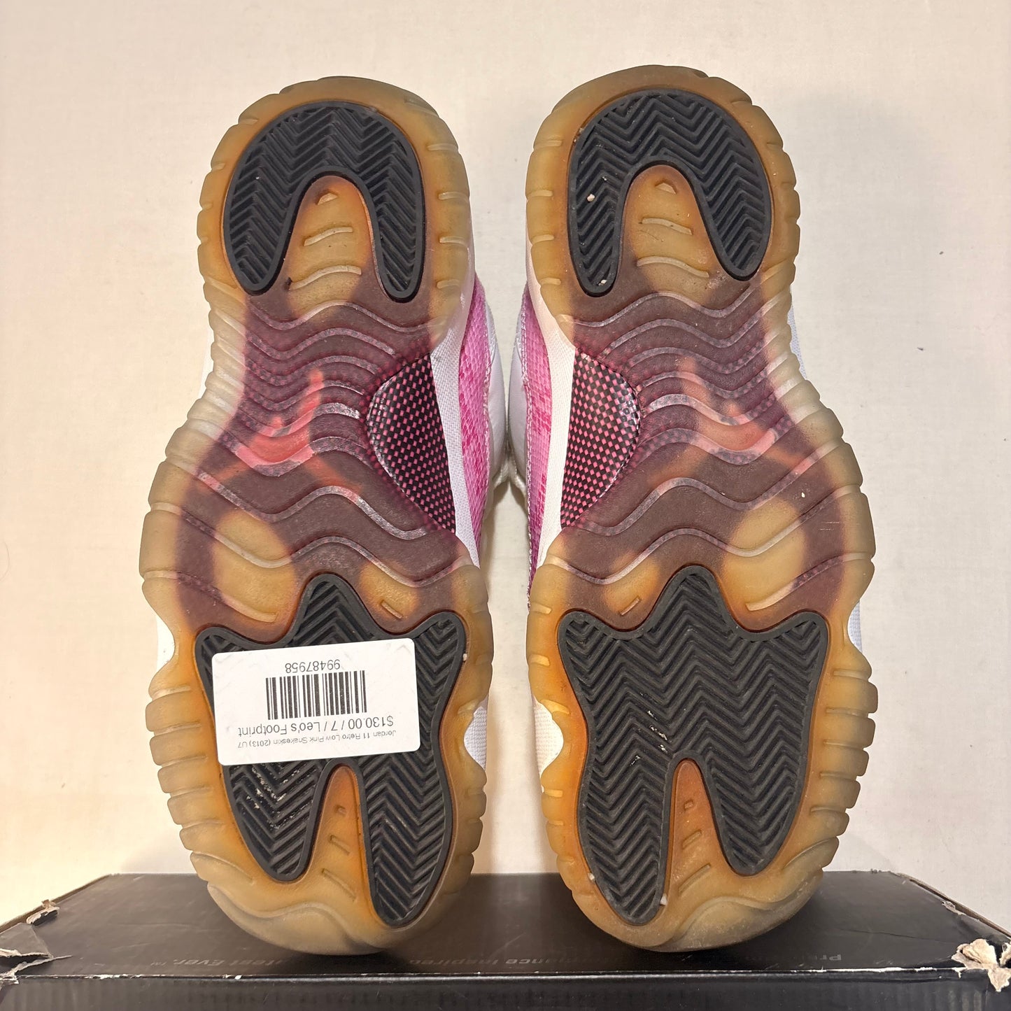 Jordan 11 Retro Low Pink Snakeskin (2013) U7