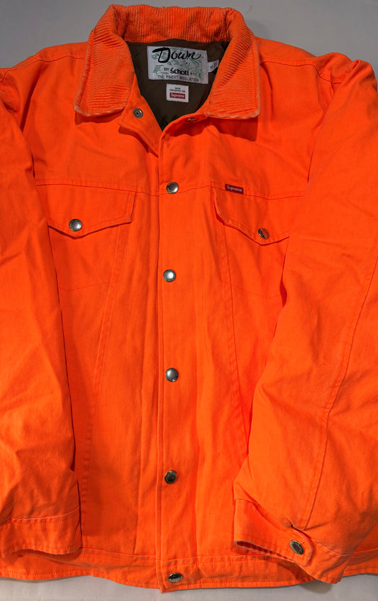 Supreme FW22 Schott Canvas Down Trucker Jacket