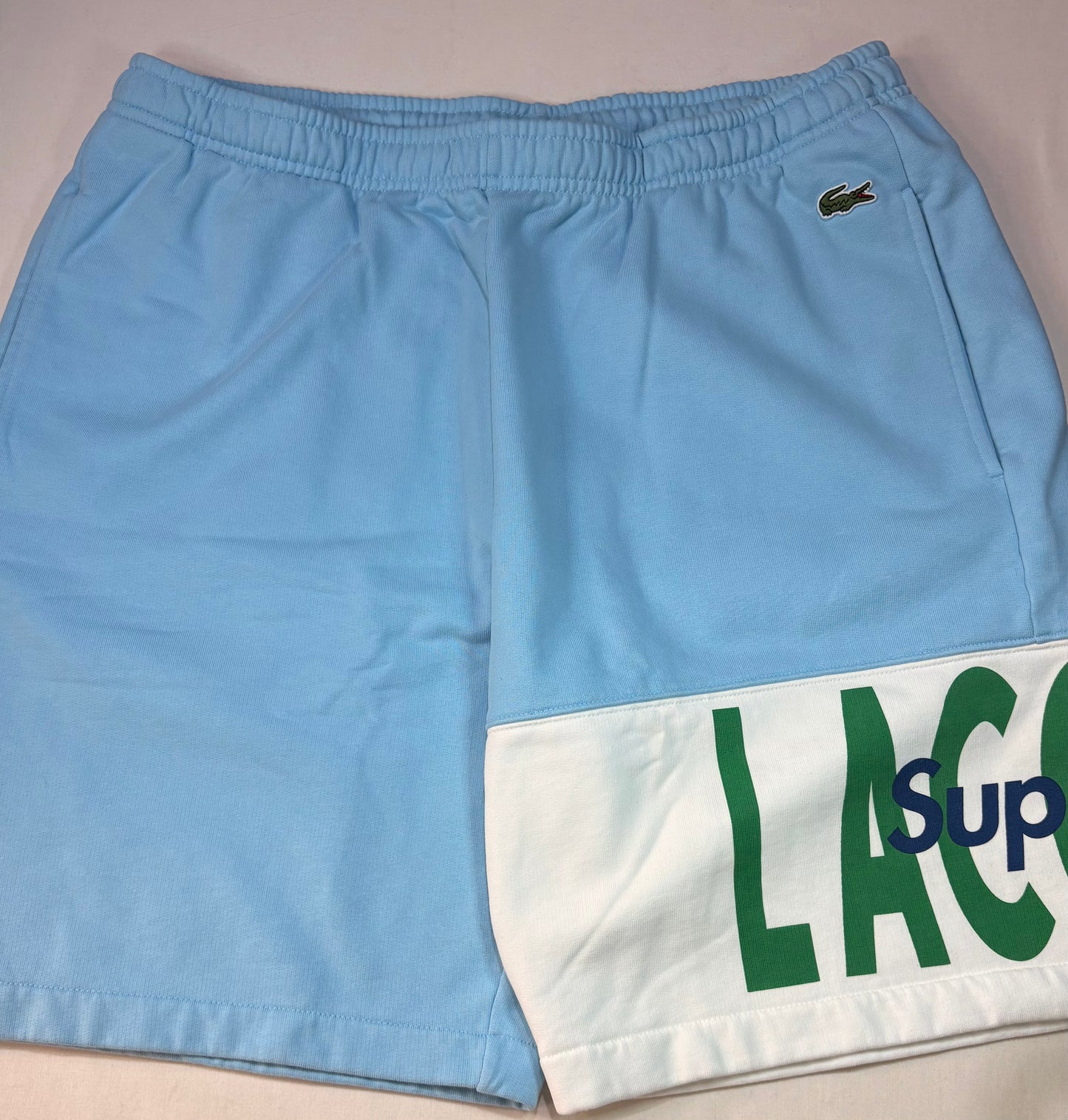 Supreme FW19 Lacoste logo Panel Sweat Short