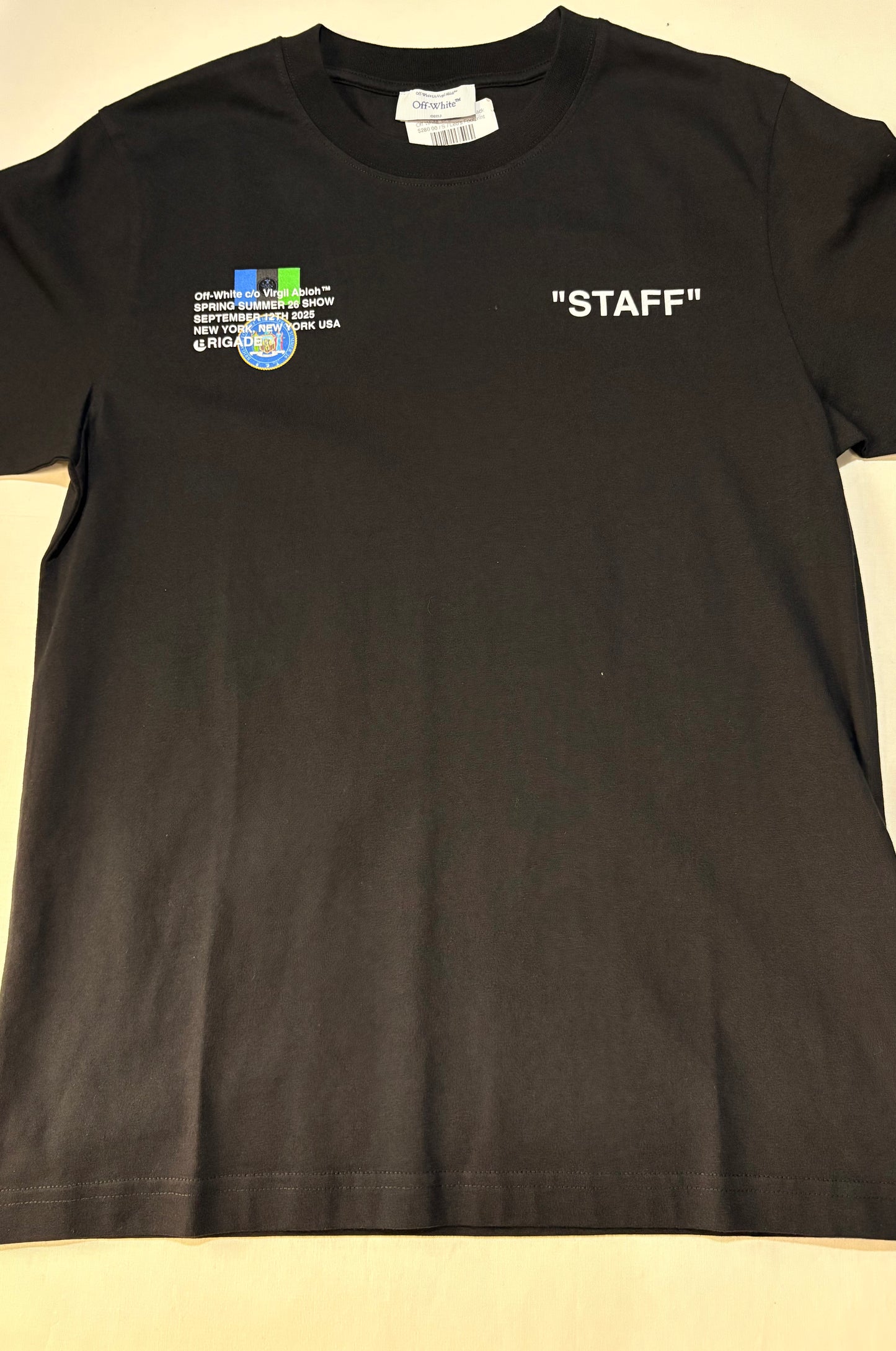 Off White  Brigade Tee Black
