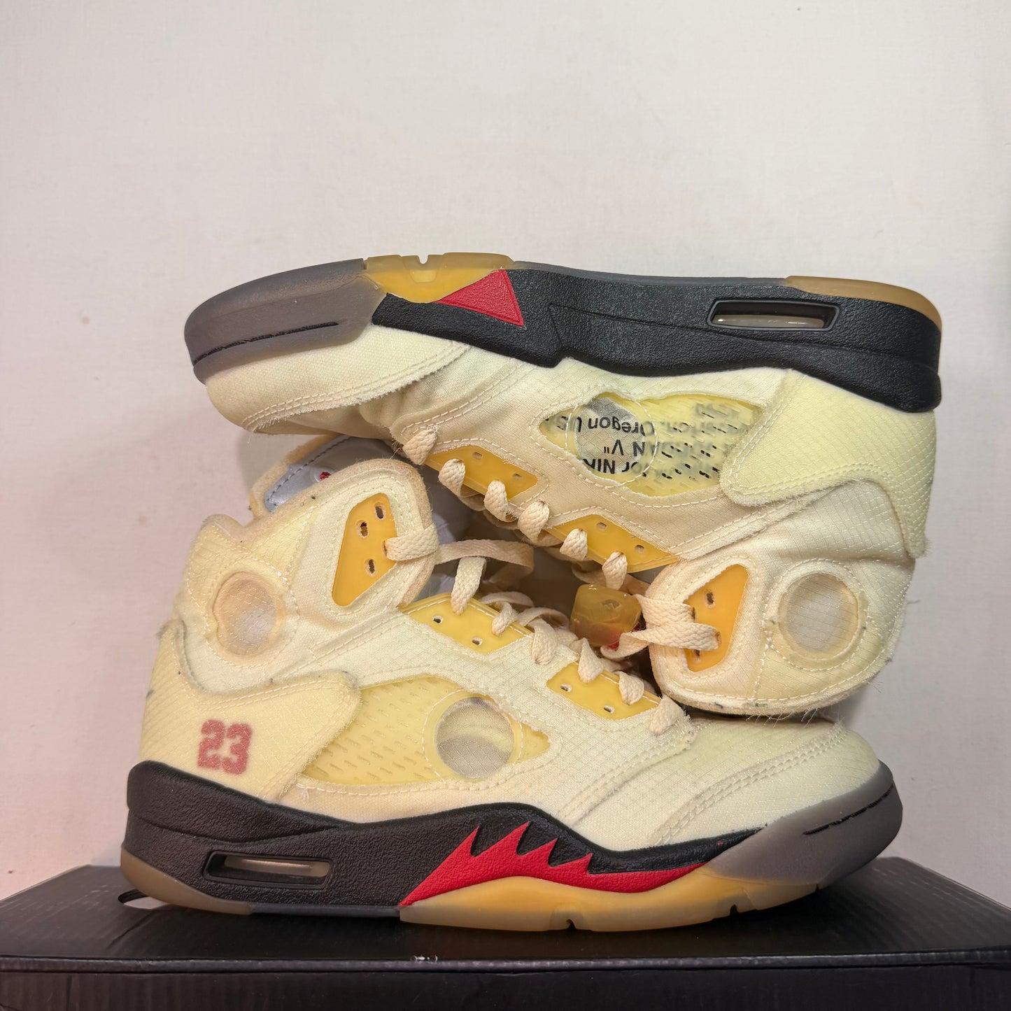 Jordan 5 Retro Off White Sail U5.5