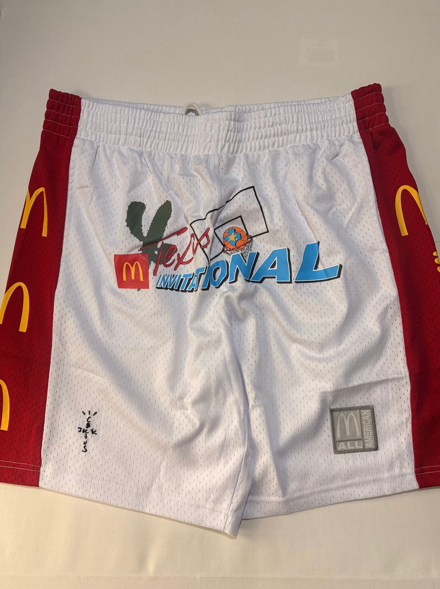 Travis Scott x McDonald's Cactus Jack All American Shorts