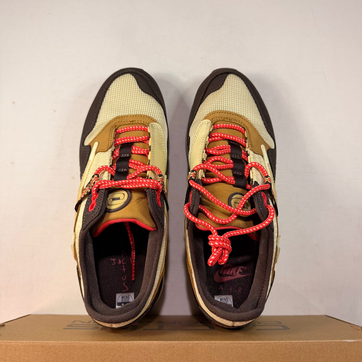 Nike Air Max 1 Travis Scott Cactus Jack Baroque Brown U7.5