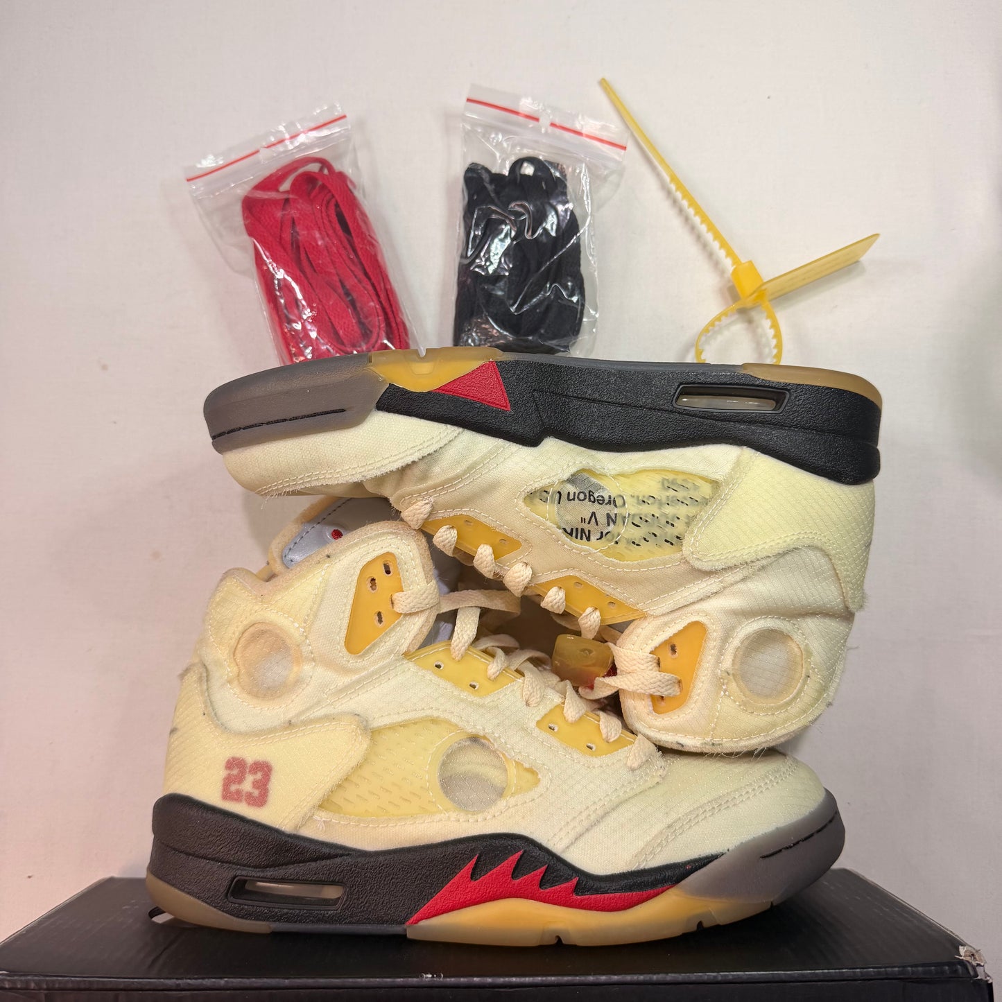 Jordan 5 Retro Off White Sail U5.5