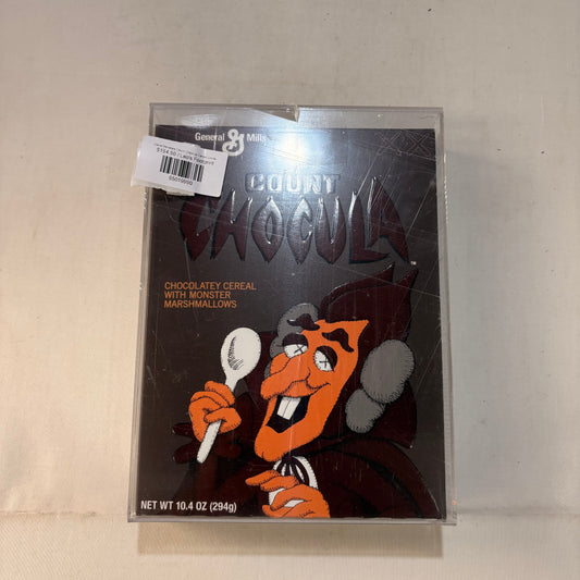 Kaws Monsters Count Chocula Cereal Limited Edition in Acrylic Case