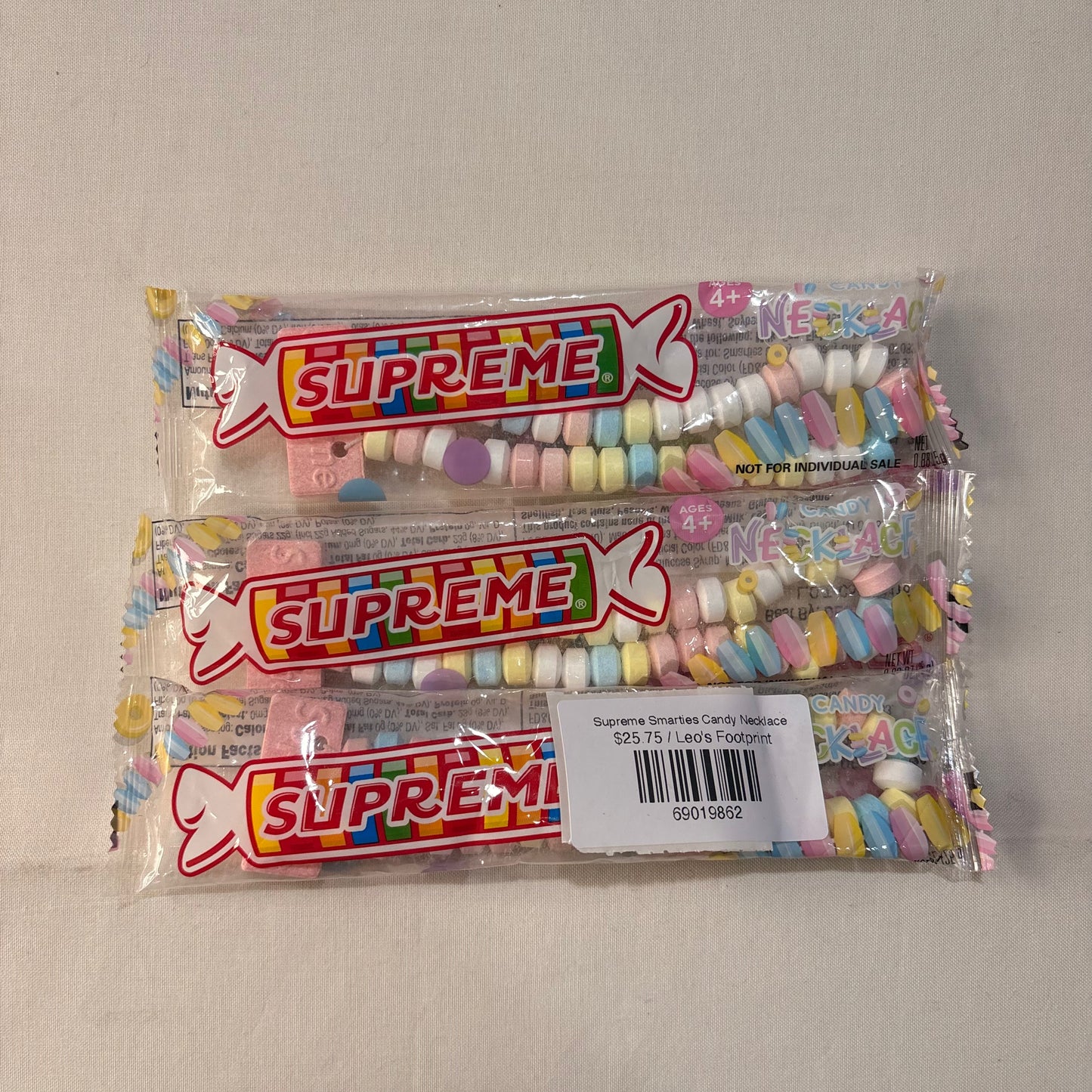 Supreme Smarties Candy Necklace