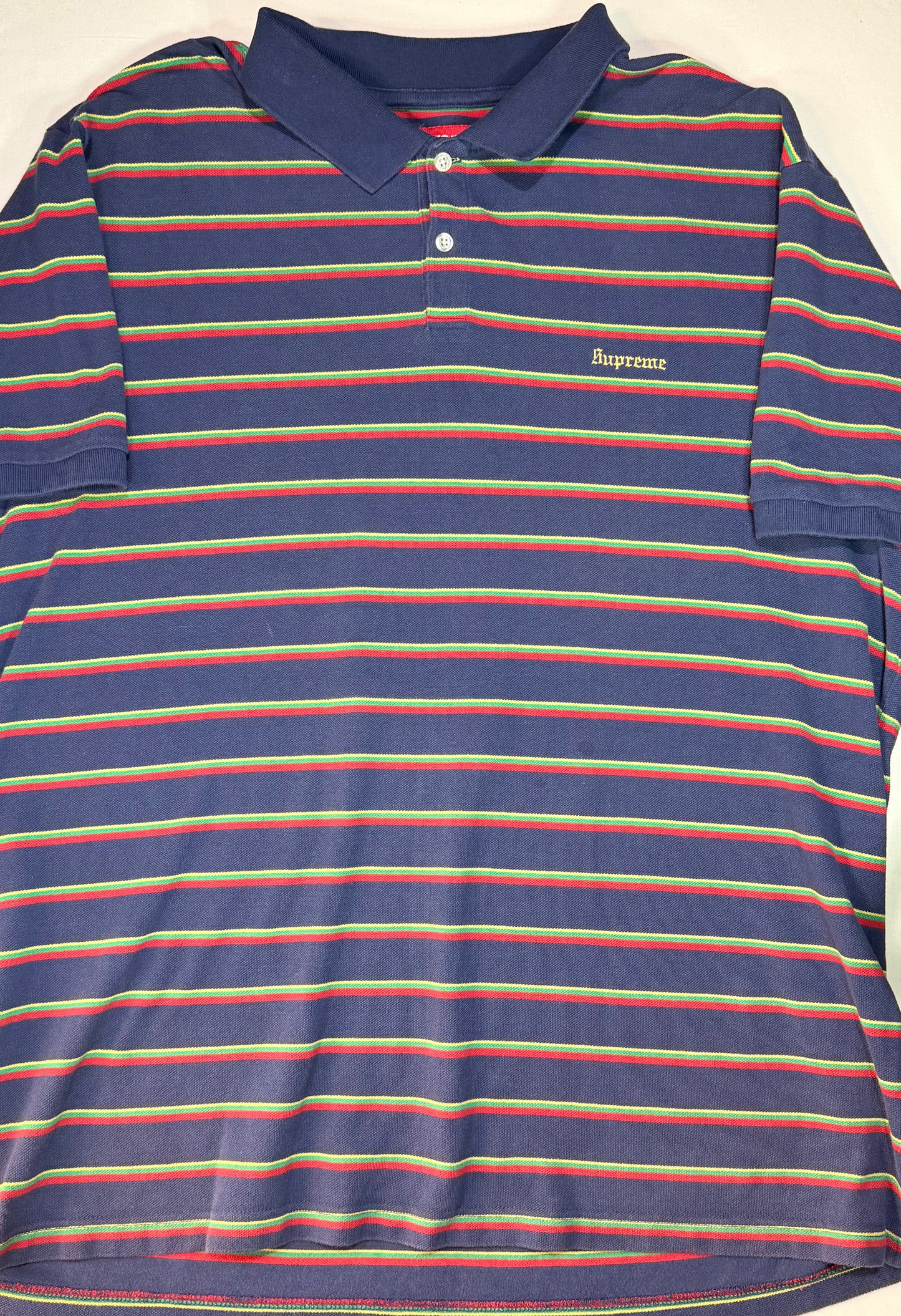 Supreme Washed SS26 Stripe Polo U