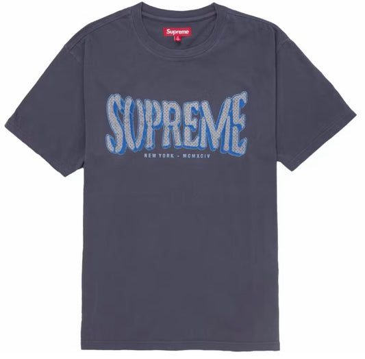 Supreme SS25 Flocked Washed Tee