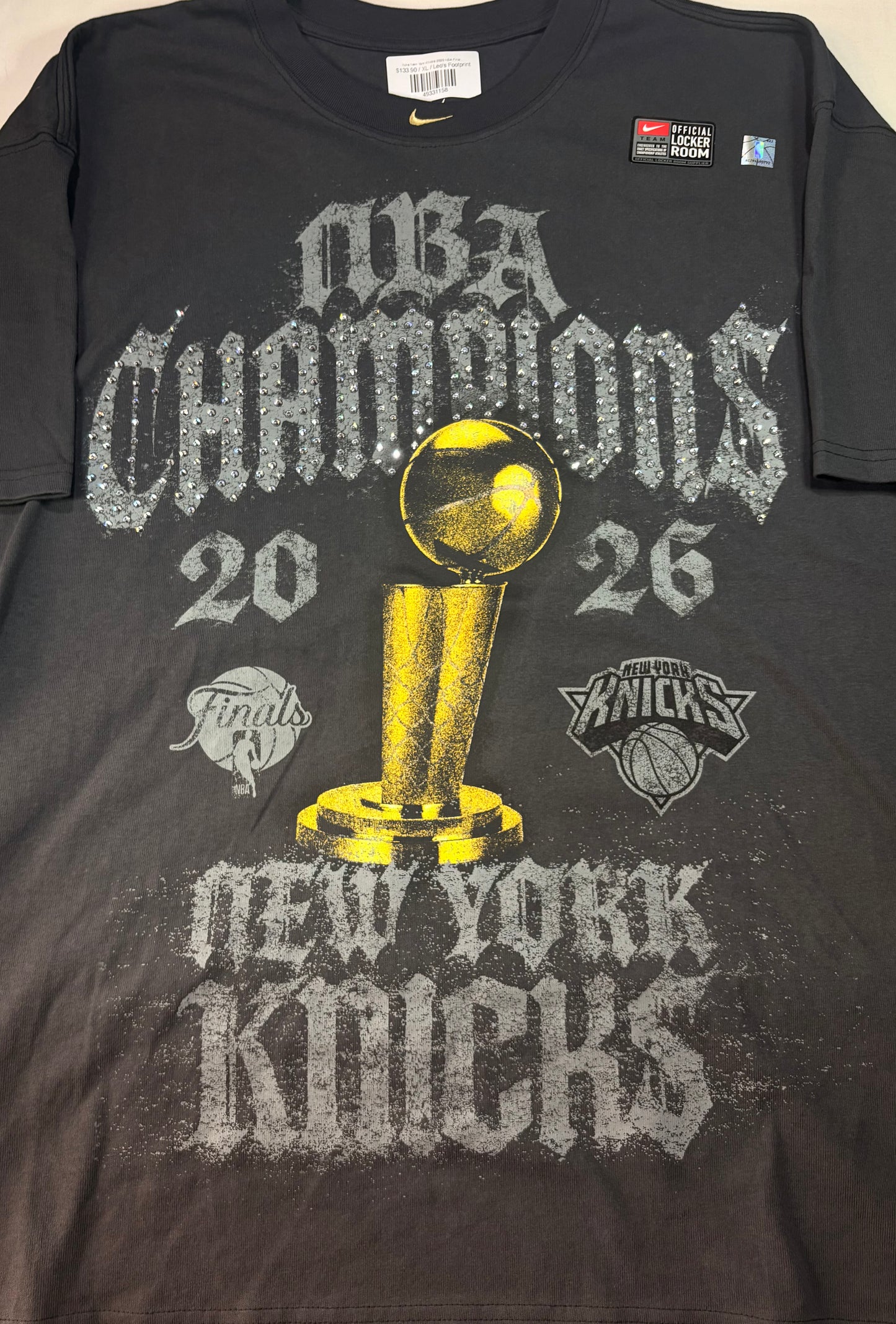 Nike New York Knicks 2026 NBA Finals Champions Tee